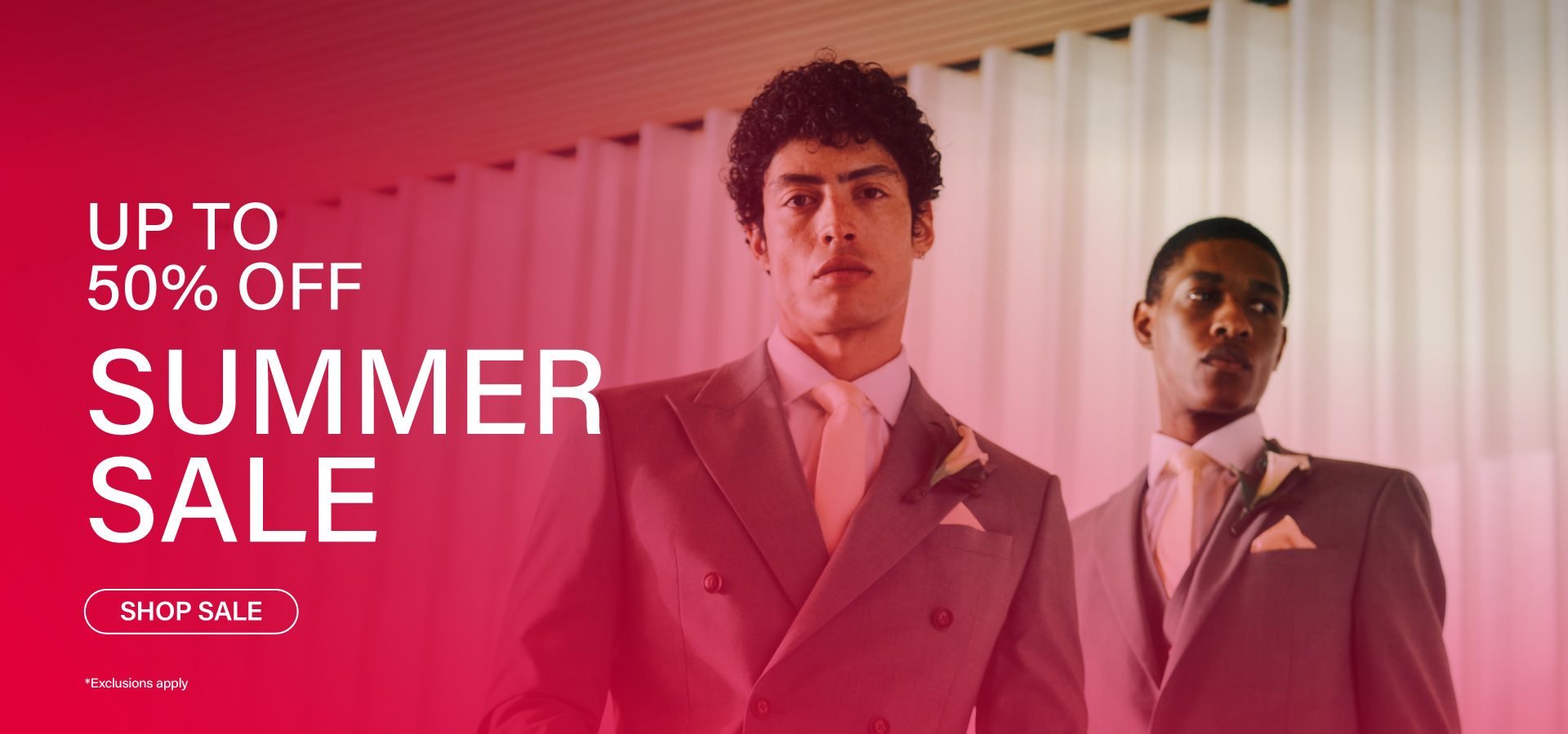 Up to 50% off Suits Sale