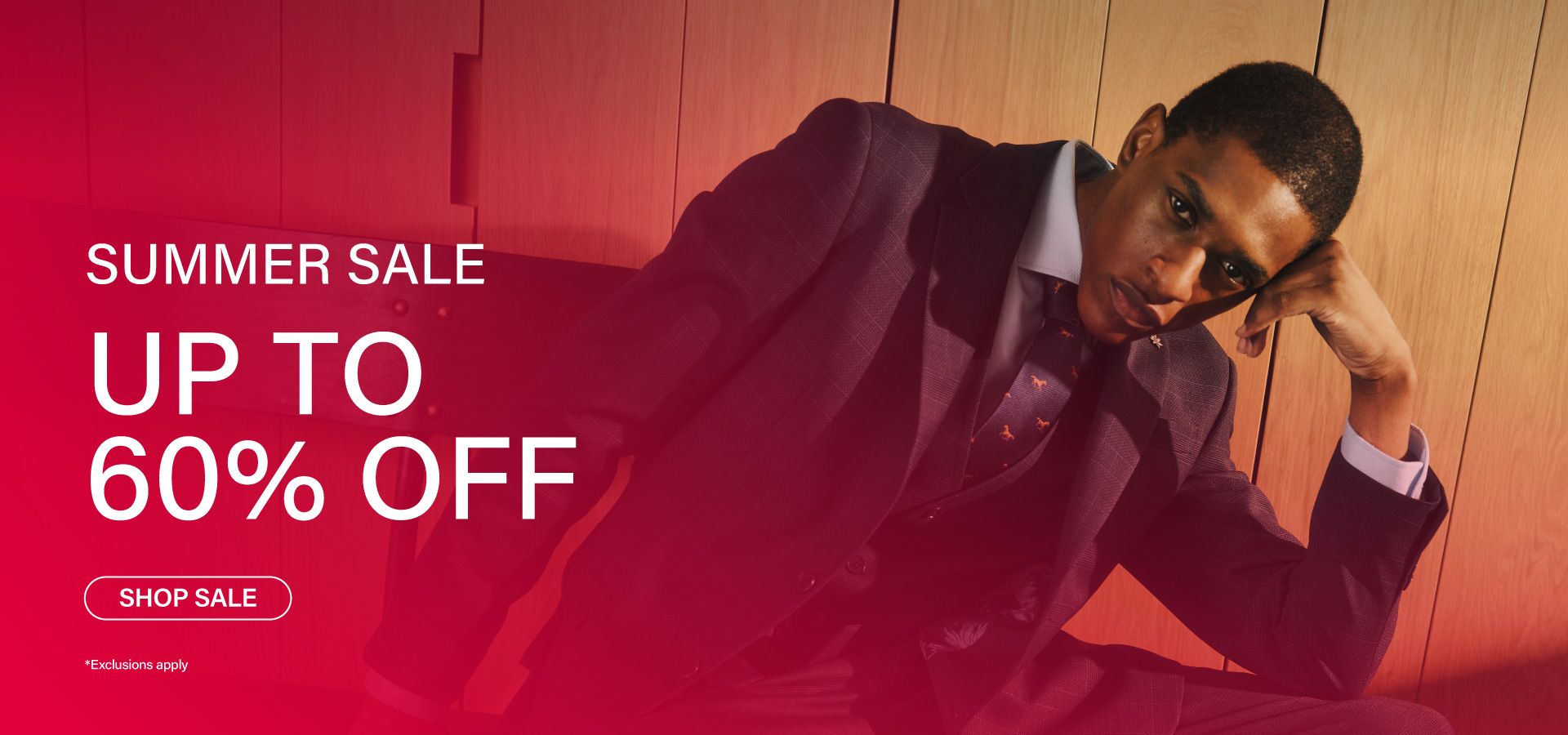 Up to 50% off Suits Sale